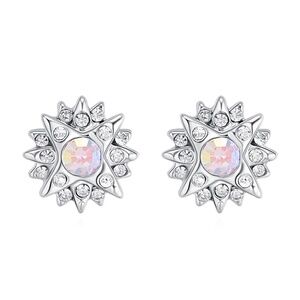 Aurora Borealis Swarovski Crystal Star Stud Earrings